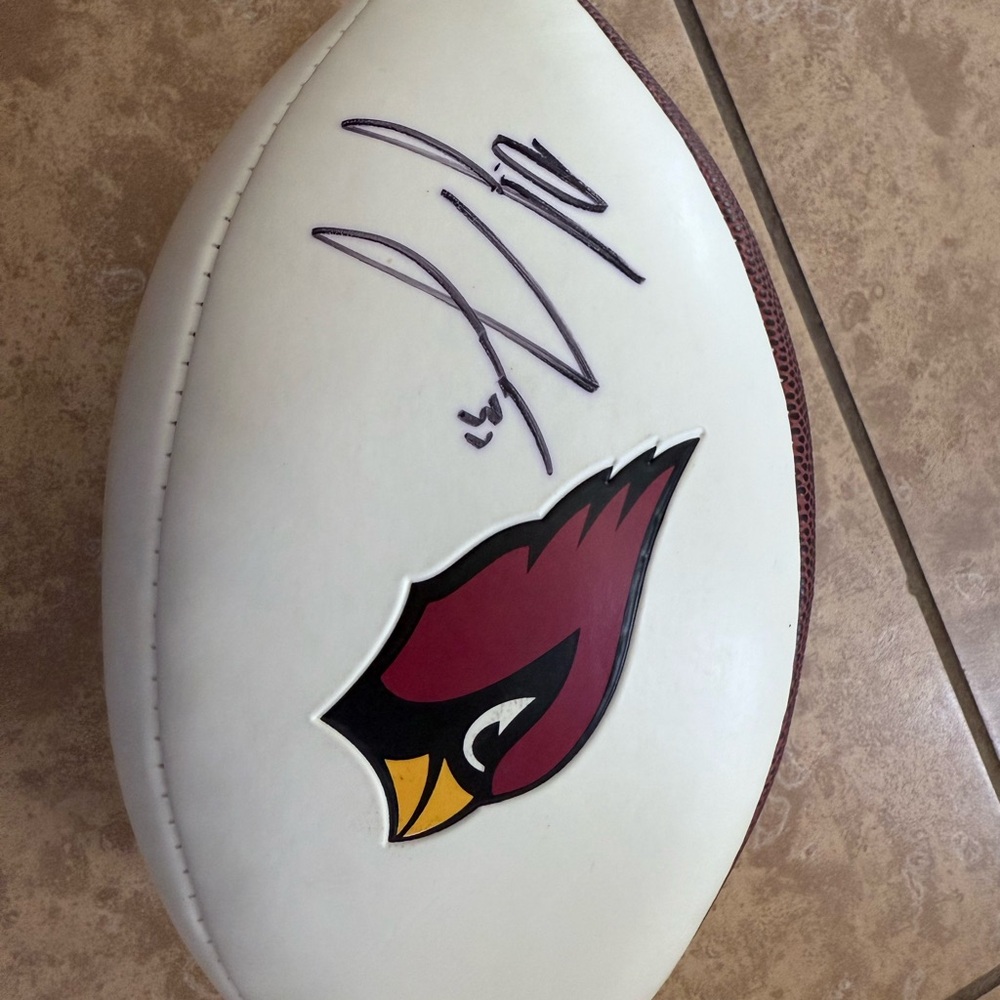 Wilson White and Brown NFL Football